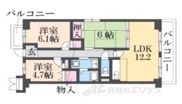 アステール住道間取り図面