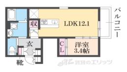 リファインド武庫川２間取り図面