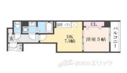エスポアール洛西口間取り図面