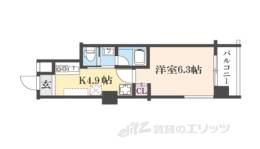 ＶｉｎｅＯａｋ中京区竹屋町計画間取り図面