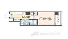 ＶｉｎｅＯａｋ中京区竹屋町計画間取り図面