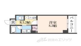 ＶｉｎｅＯａｋ中京区竹屋町計画間取り図面