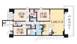 グランカサーレ京都西京極間取り図面