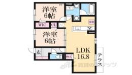 KAFUU東向日間取り図面
