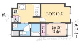 アザリア山本駅前間取り図面