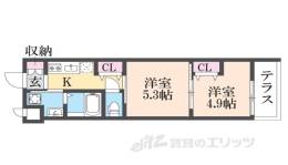 ARCOBALENO KYOTO NISHIKYOUGOKU間取り図面