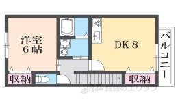 メゾンニュー池島２　Ａ間取り図面