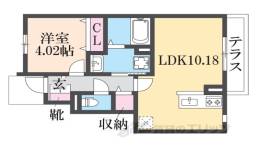 デュラ・カーサコンフォルターブル２間取り図面