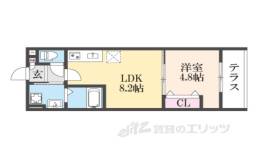 ロイヤルハイツ俊徳道間取り図面