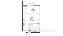 ピレーネ北条５間取り図面