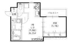 ラモーナ滝ノ町１間取り図面