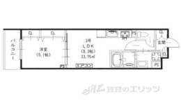 ラモーナ滝ノ町１間取り図面