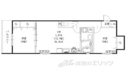 ラモーナ滝ノ町１間取り図面