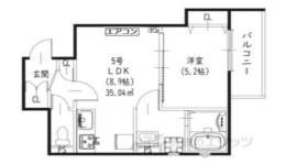 ラモーナ滝ノ町１間取り図面