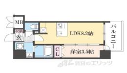 ＭＡＸＩＶ尼崎間取り図面