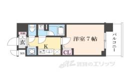 ベラジオ雅び西大路五条２間取り図面