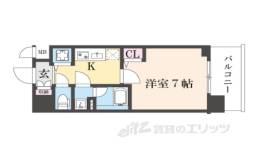 ベラジオ雅び西大路五条２間取り図面