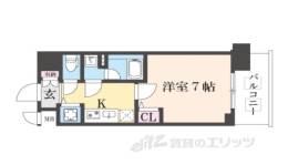ベラジオ雅び西大路五条２間取り図面