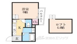 INOVE小若江３間取り図面