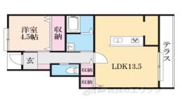 RENOSTAY京都嵯峨 デザイナーズAP間取り図面