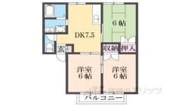 セジュールＨＡＲＡ間取り図面