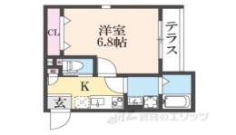 ＹＵＭＡＲＩＮ７百万遍間取り図面