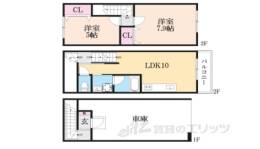 草津３丁目ガレージハウス北棟間取り図面