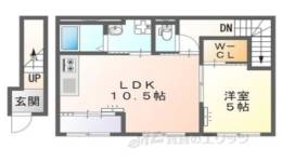田原本町三笠アパート新築工事間取り図面