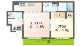 田原本町三笠アパート新築工事間取り図面