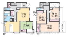 貸家間取り図面
