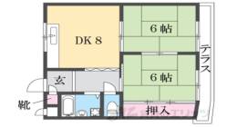 ジョイ長岡京間取り図面