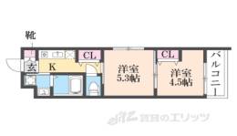 ARCOBALENO KYOTO NISHIKYOUGOKU間取り図面