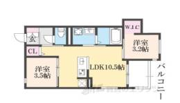 REGALEST LA Ｎａｕａｇｅ　武庫川間取り図面