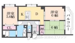 フォレスト武庫之荘２間取り図面
