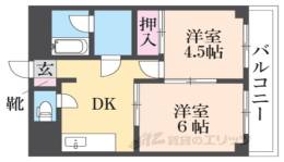 西京極ハイツ間取り図面