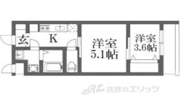CREST TAPP京都丹波口間取り図面