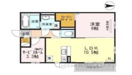 ヴェール エクセラン 御願塚間取り図面