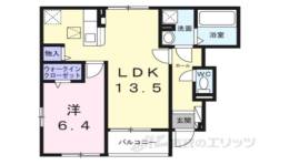 ルークス後三条１間取り図面