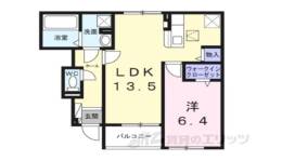 ルークス後三条１間取り図面