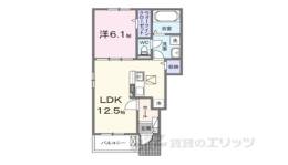 ルークス後三条２間取り図面