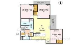 ラポール西木辻間取り図面