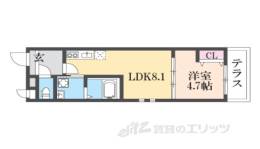 フジパレス八戸ノ里V番館間取り図面