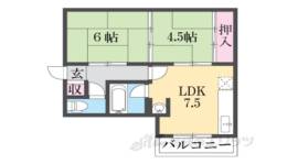 Ｄ２ハウス若江岩田間取り図面