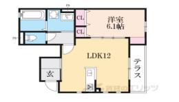 マナコートA棟間取り図面