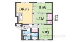 南宇治ローレルコートB棟間取り図面