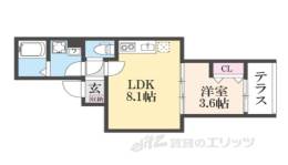 Ｄ　ｐｏｒｔａ　Ｐｉｎｅ間取り図面