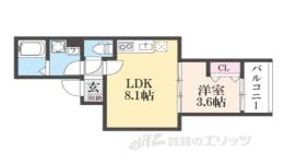 Ｄ　ｐｏｒｔａ　Ｐｉｎｅ間取り図面