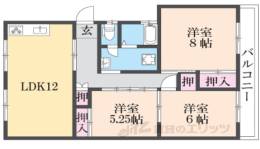 枚方東山住宅二棟間取り図面