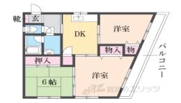 中央コーポ間取り図面