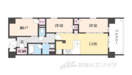 スプランディッド五条堀川間取り図面